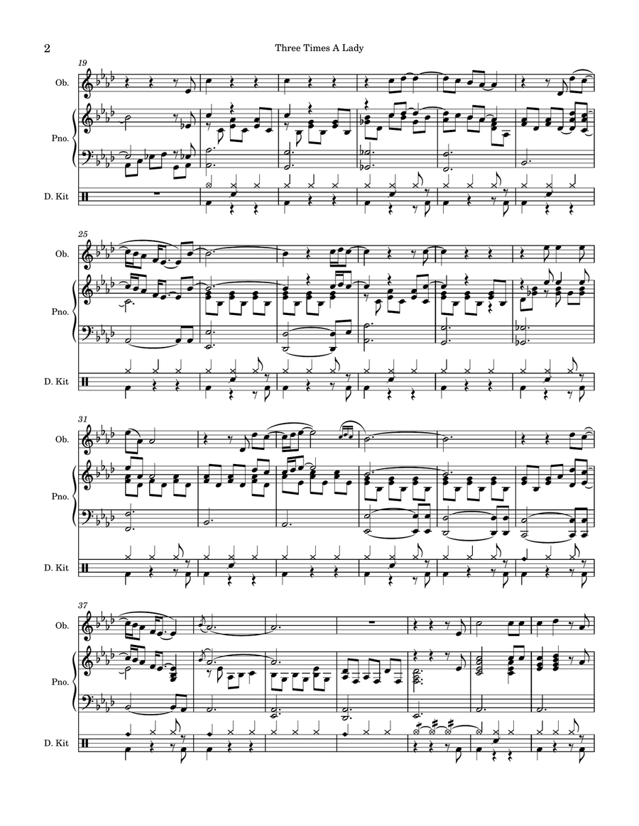 Three Times A Lady by The Commodores Piano - Digital Sheet Music page 2