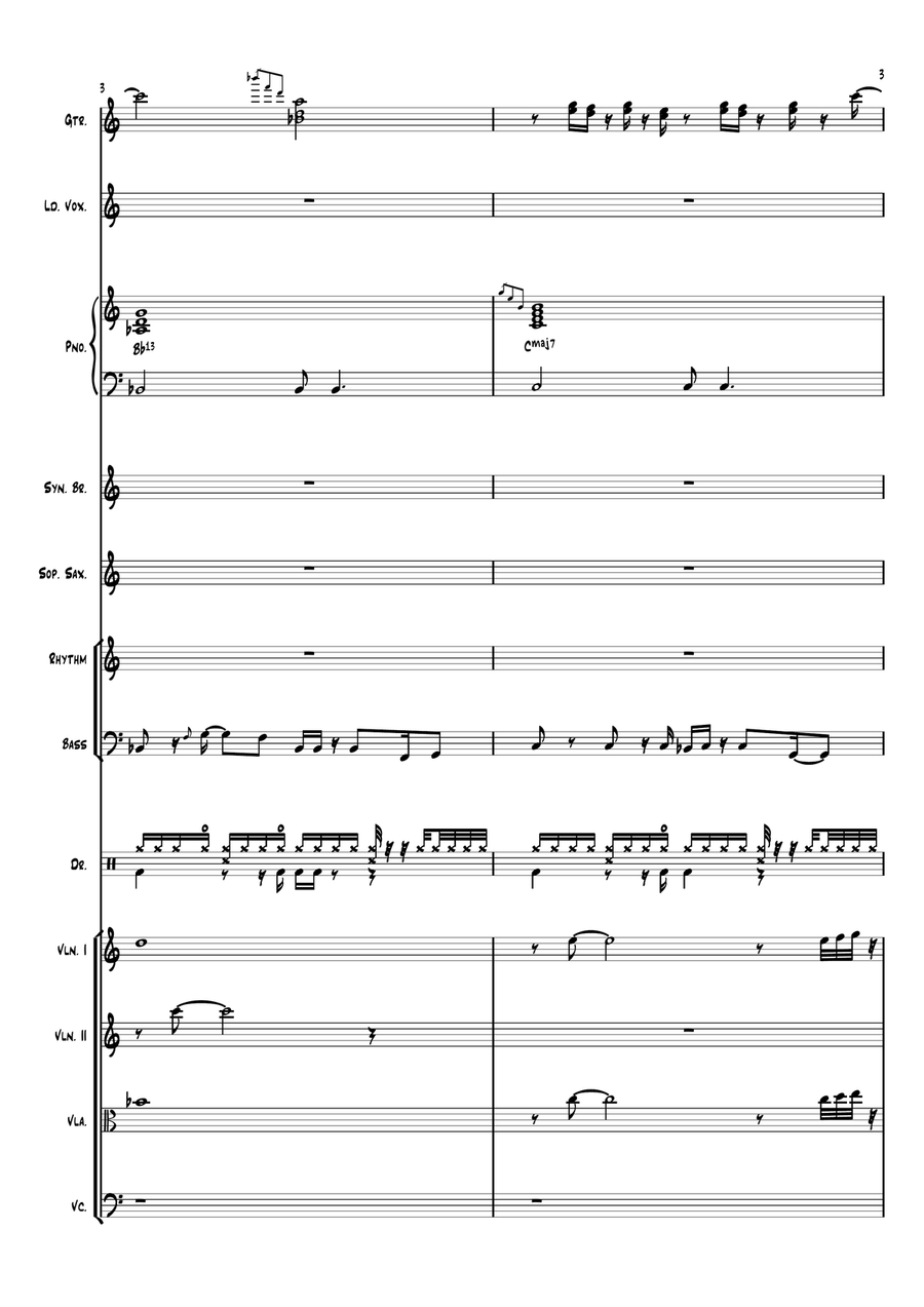 NEVERENDING HARDLUCK STORY (Full band) Jazz Ensemble - Digital Sheet Music page 3