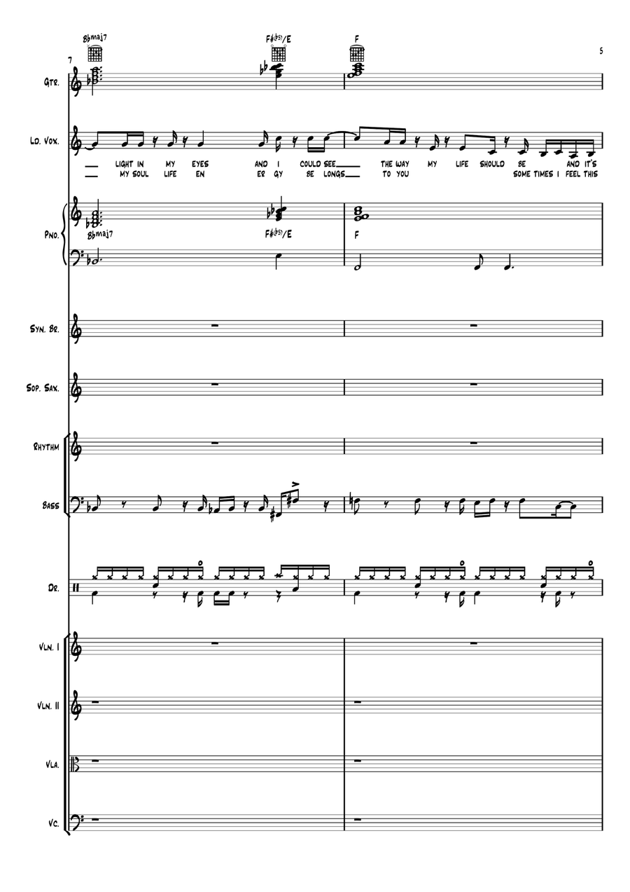 NEVERENDING HARDLUCK STORY (Full band) Jazz Ensemble - Digital Sheet Music page 5