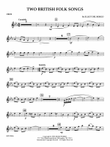 Two British Folk Songs - Oboe