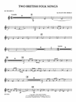 Two British Folk Songs - Bb Trumpet 2