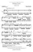 What's This? (arr. Roger Emerson)