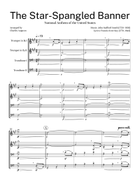 The Star-Spangled Banner Brass Quartet Brass Quartet scores gallery preview page 5