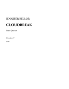 Cloudbreak for piano quintet Piano Quintet scores gallery preview page 3