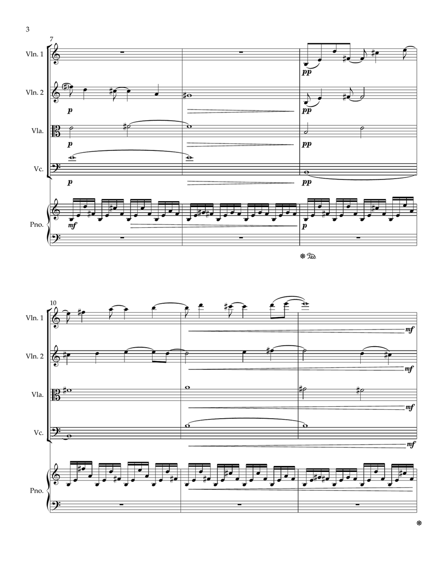Cloudbreak for piano quintet Piano Quintet - Digital Sheet Music page 5