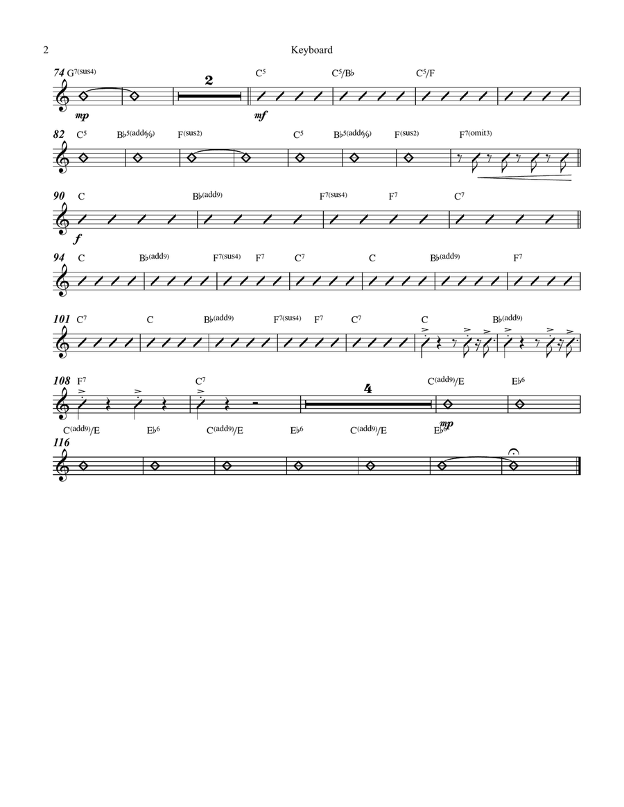 Born This Way by Lady Gaga Small Ensemble - Digital Sheet Music page 2