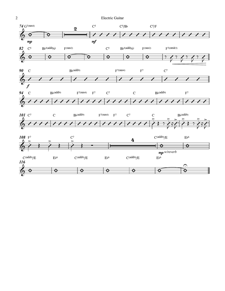 Born This Way by Lady Gaga Small Ensemble - Digital Sheet Music page 4