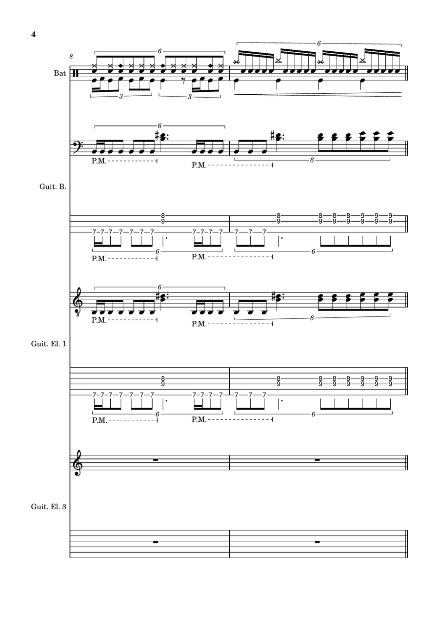 Nightmare Electric Guitar - Digital Sheet Music page 4