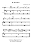Buffalo Gals - Violin with Piano in C Easy with Chords and Lyrics