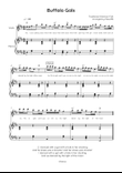 Buffalo Gals - Violin with Piano in D Easy with Chords and Lyrics