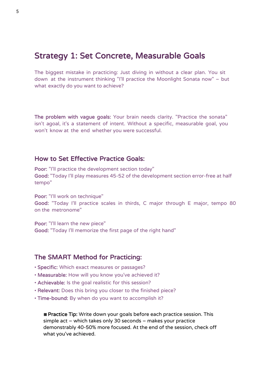 Practice Effectively Collection / Songbook - Digital Sheet Music page 6