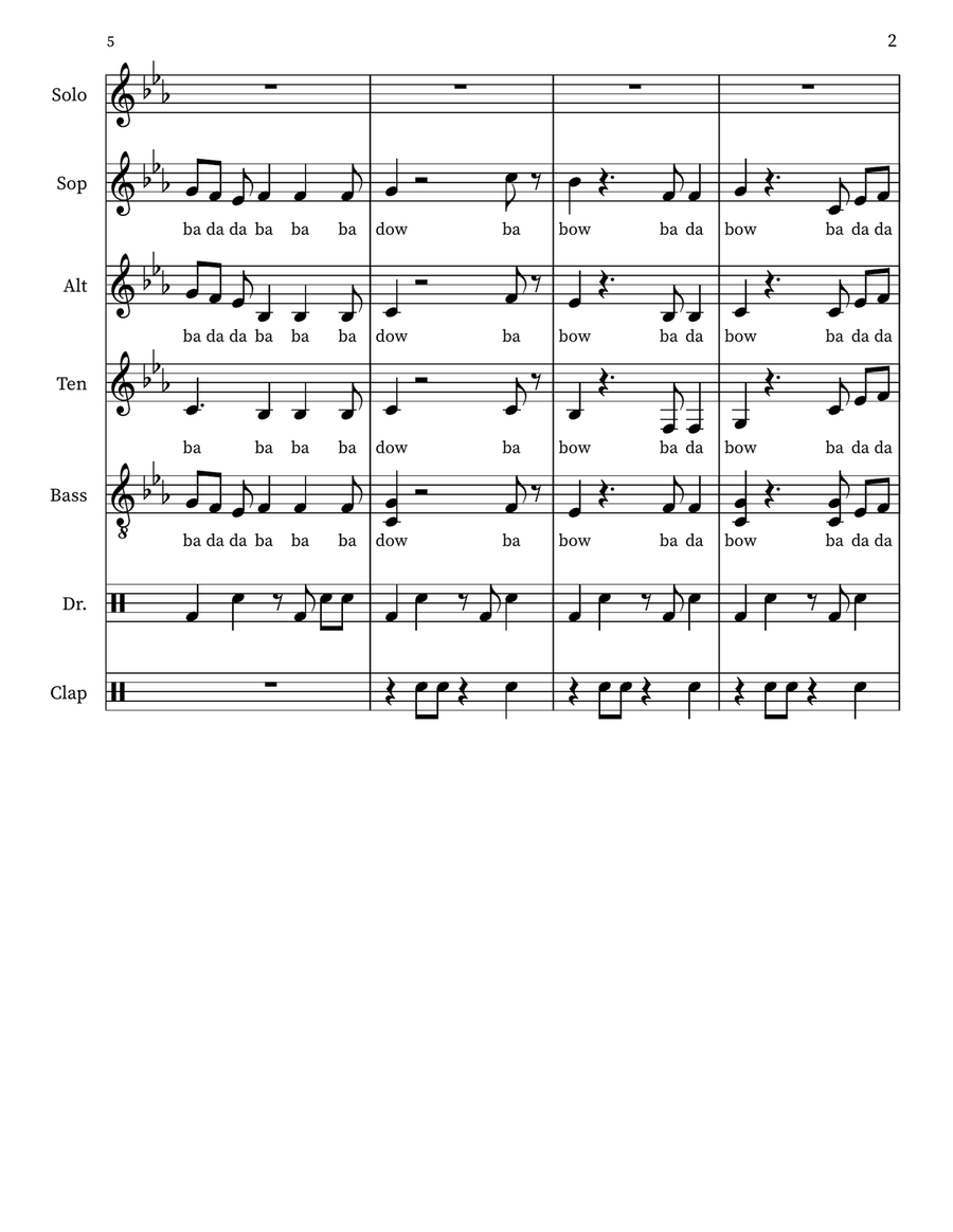 Good Girl by Carrie Underwood SSAA - Digital Sheet Music page 2