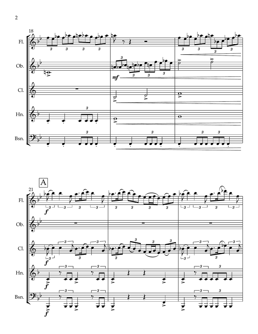 Medley: This Is Berk with Test Drive by John Powell Woodwind Quintet - Digital Sheet Music page 2