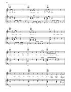 One & One (feat. Maria Naylor) Piano, Vocal, Guitar scores gallery preview page 4