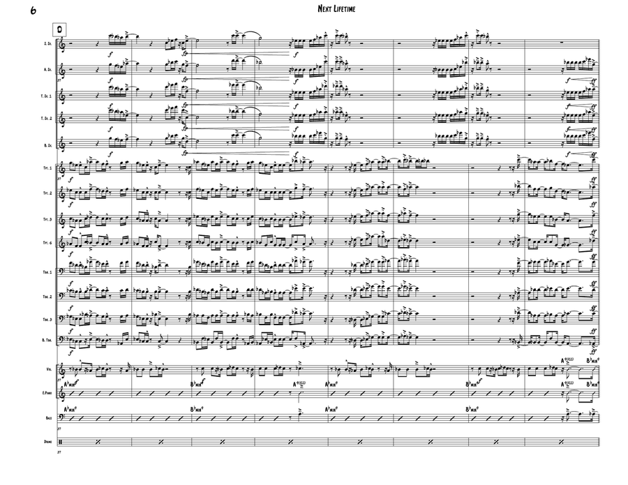 Next Lifetime by Erykah Badu Jazz Ensemble - Digital Sheet Music page 6