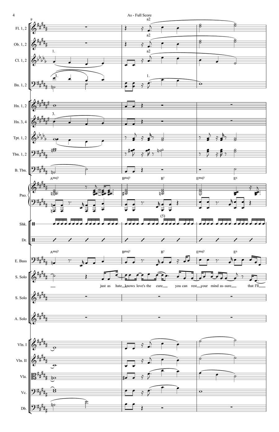 As by Stevie Wonder Full Orchestra - Digital Sheet Music page 4
