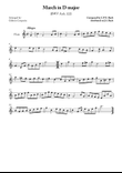 March in D major, BWV Anh. 122