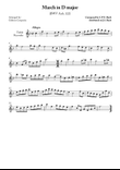 March in D major, BWV Anh. 122