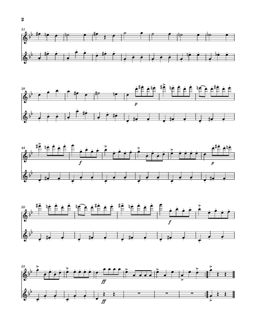 Danse Macabre - Flute Duet by Camille Saint-Saens Flute Duet - Digital Sheet Music page 2
