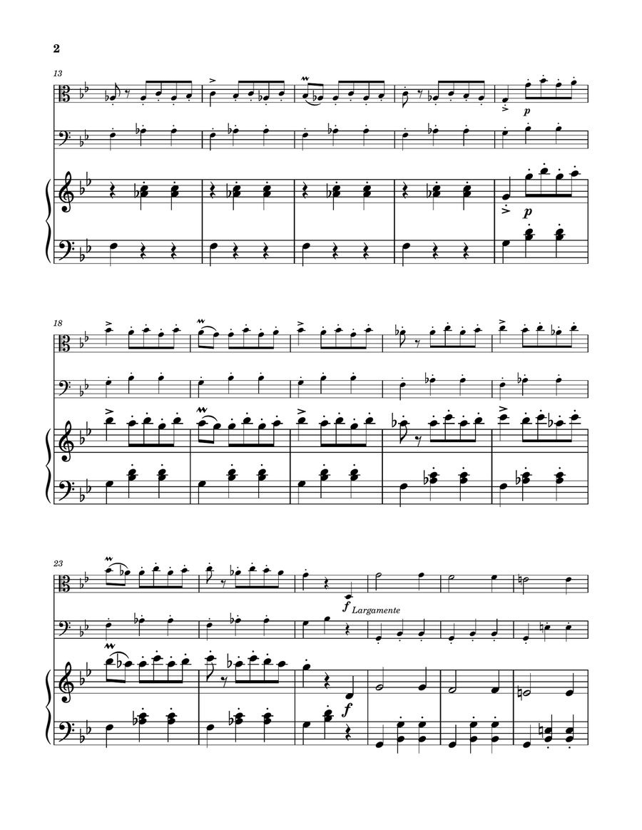 Danse Macabre - Viola and Cello Duet by Camille Saint-Saens String Duet - Digital Sheet Music page 2