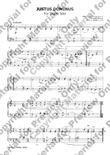 Justus Dominus (The just Lord) – For Organ Solo