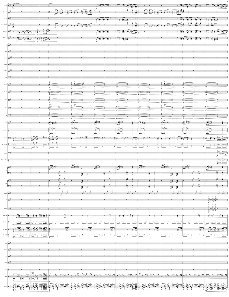 Proud Family Opening Theme Large Ensemble - Digital Sheet Music page 2