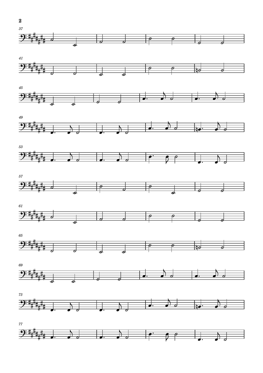 How Deep Is Your Love by Bee Gees Bass Guitar - Digital Sheet Music page 2