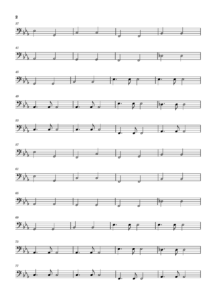 How Deep Is Your Love by Bee Gees Bass Guitar - Digital Sheet Music page 2