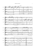 Ballade Pour Adeline Brass Quartet scores gallery preview page 3