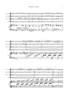 Ballade Pour Adeline Brass Quartet scores gallery preview page 3