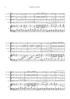 Ballade Pour Adeline Brass Quartet scores gallery preview page 4
