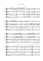 Ballade Pour Adeline Brass Quartet scores gallery preview page 3