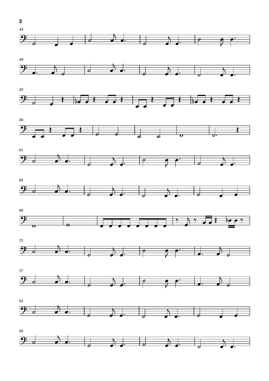 Always by Bon Jovi Bass Guitar - Digital Sheet Music page 2