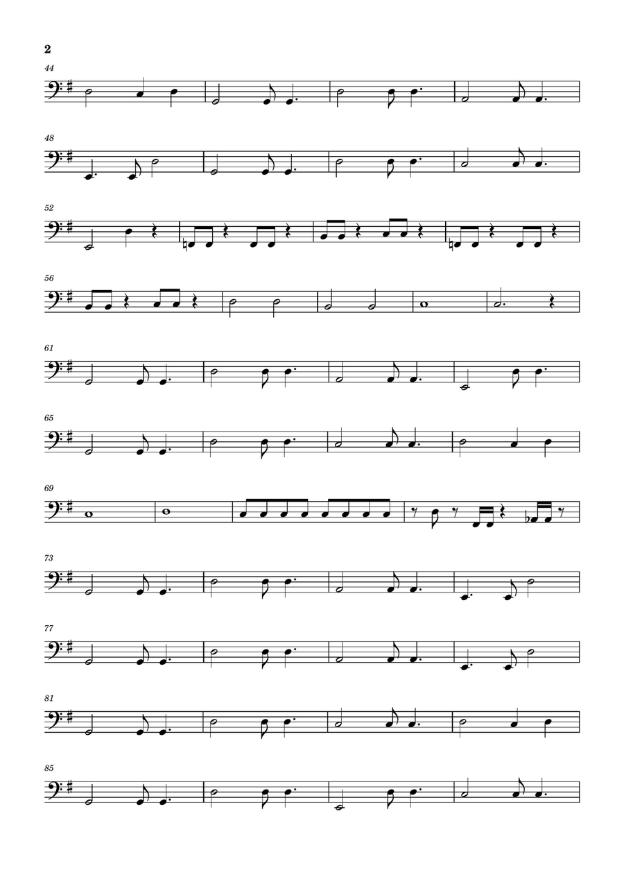 Always by Bon Jovi Bass Guitar - Digital Sheet Music page 2
