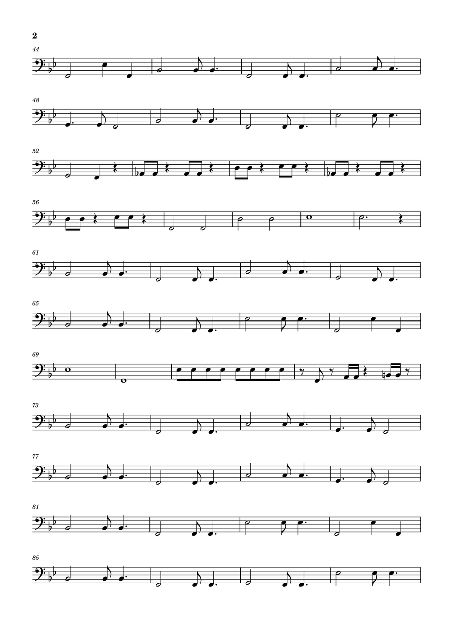Always by Bon Jovi Bass Guitar - Digital Sheet Music page 2