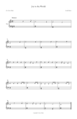 Lowell Mason – Joy to the World | Piano Sheet Music with Chord Blocks