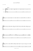 Lowell Mason – Joy to the World | Trumpet and Cello Duet Sheet Music