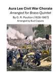 Aura Lee, Civil War Chorale for Brass Quintet