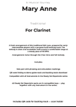 Mary Anne — Bb Clarinet | Early Intermediate | Ready Set Repertoire