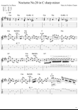 Nocturne No.20 in C sharp minor