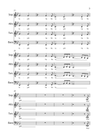 Hallelujah 4-Part scores gallery preview page 3