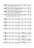 Hallelujah 4-Part scores gallery preview page 5