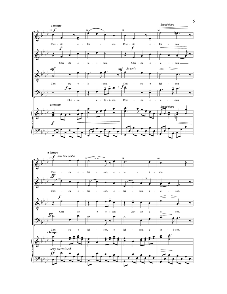 American Mass (arr. John Gerhold) by Ron Kean 4-Part - Digital Sheet Music page 6