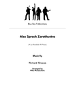 Also Sprach Zarathustra - Score Only