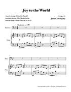 Joy to the World (Bassoon and Piano) Bassoon Solo scores gallery preview page 5