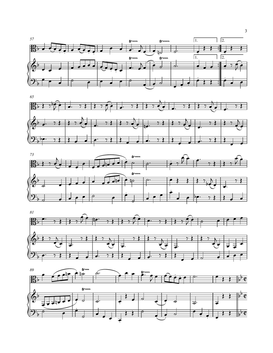 Le Tresor d'Orphee Viola Solo - Digital Sheet Music page 5