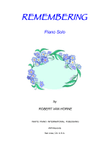 REMEMBERING (Piano Solo)