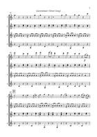 Gassenhauer (Street Song) by Hans Neusiedler arr. for guitar quartet. Guitar Ensemble scores gallery preview page 5