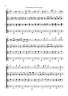 Gassenhauer (Street Song) by Hans Neusiedler arr. for guitar quartet. Guitar Ensemble scores gallery preview page 6