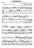 Bach - Invention No. 1 BWV 772 (from 
